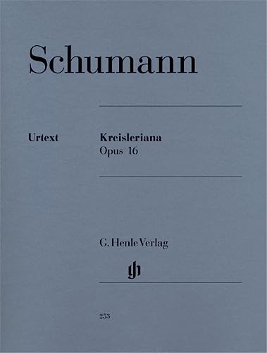 Kreisleriana op. 16. Klavier 2 ms: revidierte Ausgabe. Klavier zu zwei Händen (G. Henle Urtext-Ausgabe) von HENLE